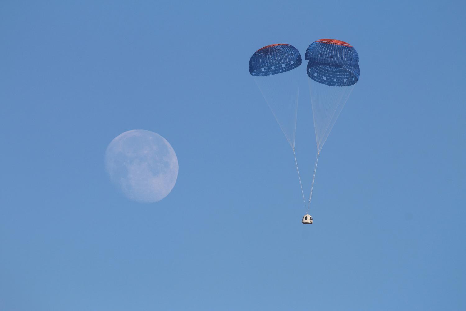 Capsule return on the NS-12 mission (MPG-TRIO).